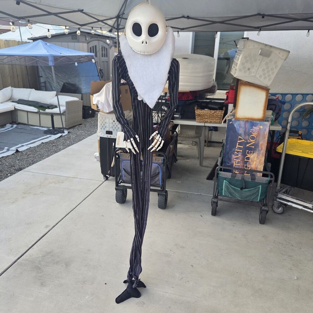 Disney Jack Skellington 62in Hanging Halloween Prop Nightmare Before Christmas